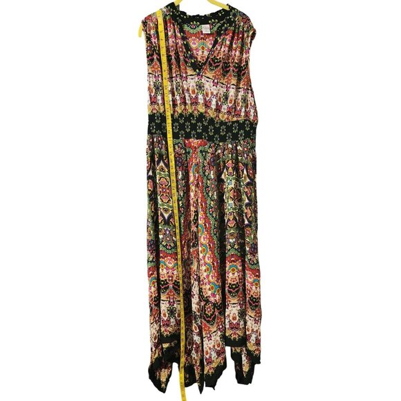 Bohemian Sleeveless V-Neck Maxi Dress By Bila XL - Picture 7 of 7